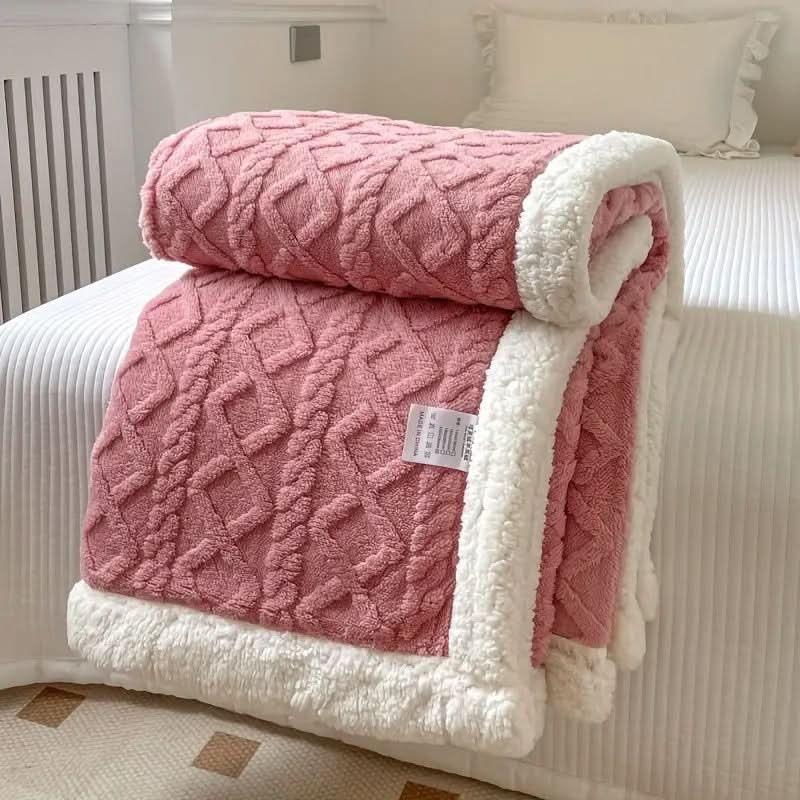 Flauschige Sherpa-Fleece Decke – weich, warm und vielseitig