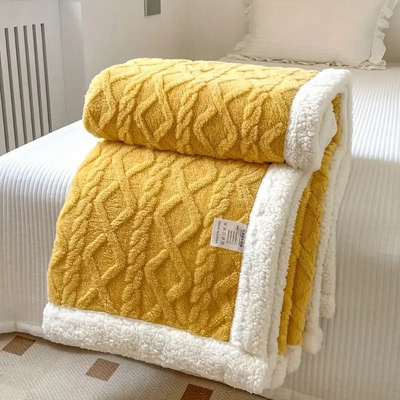 Flauschige Sherpa-Fleece Decke – weich, warm und vielseitig