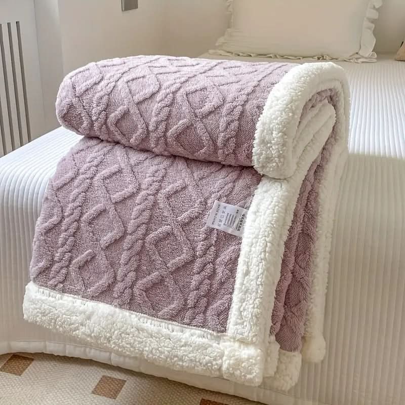 Flauschige Sherpa-Fleece Decke – weich, warm und vielseitig