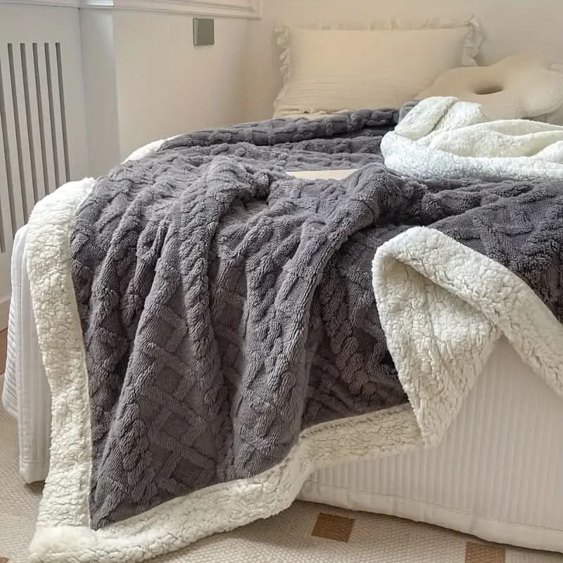 Flauschige Sherpa-Fleece Decke – weich, warm und vielseitig