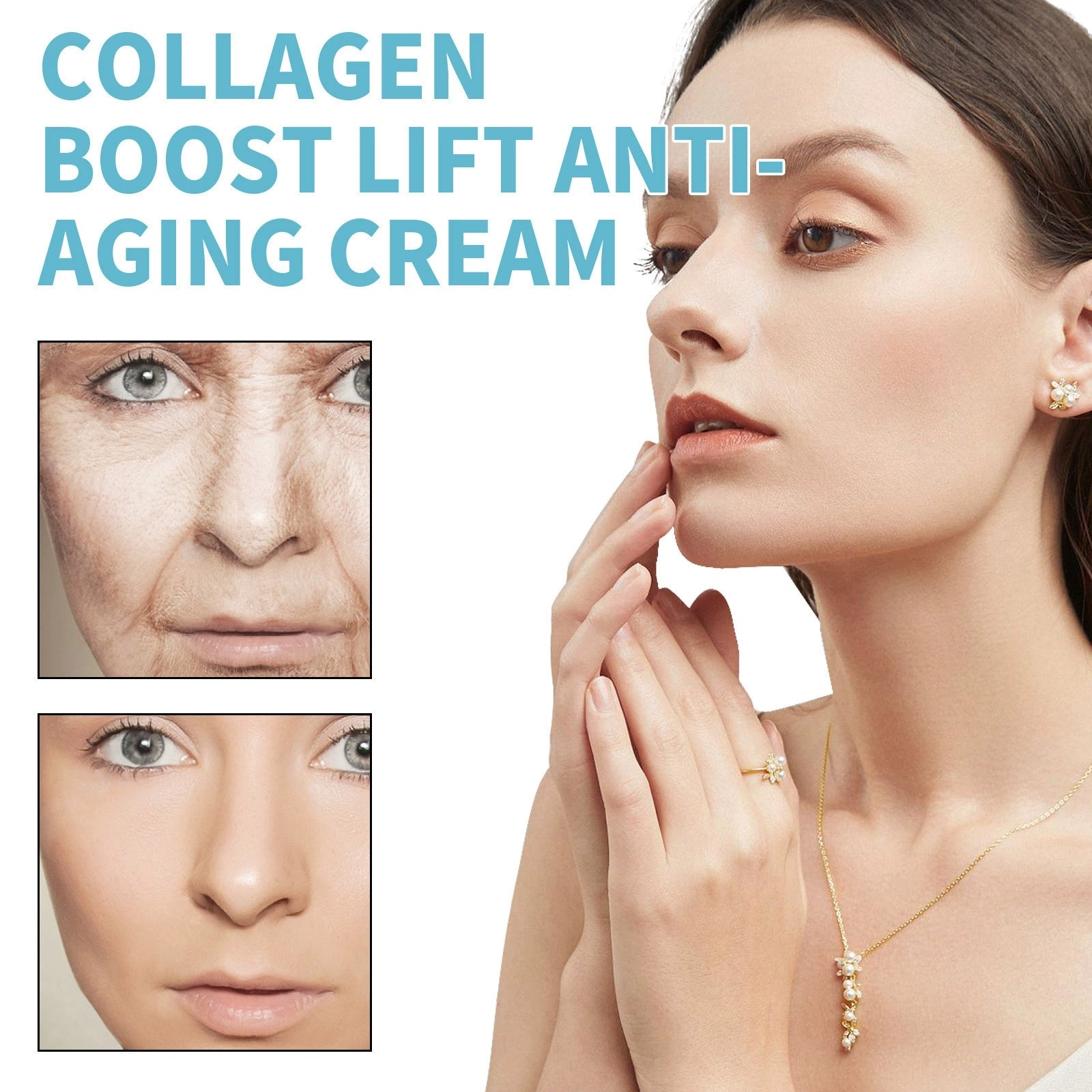 Faltenfiller Creme für sofortige Faltenglättung und Make-up Basis