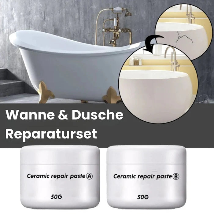 Keramik Reparaturpaste für Fliesen - Risse und Kratzer reparieren