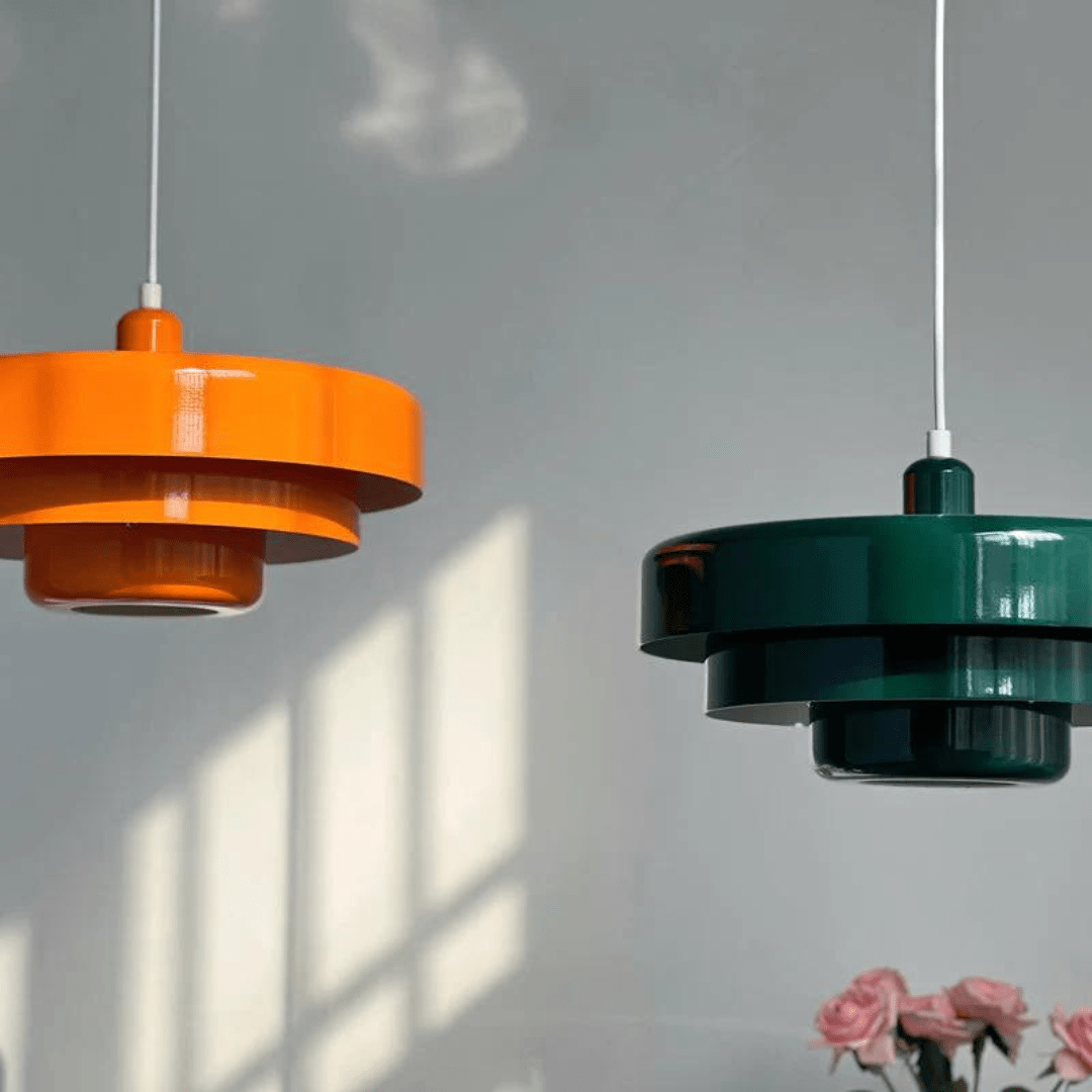 Minimalistische Pendelleuchte im nordischen Design mit Macaron-Farben