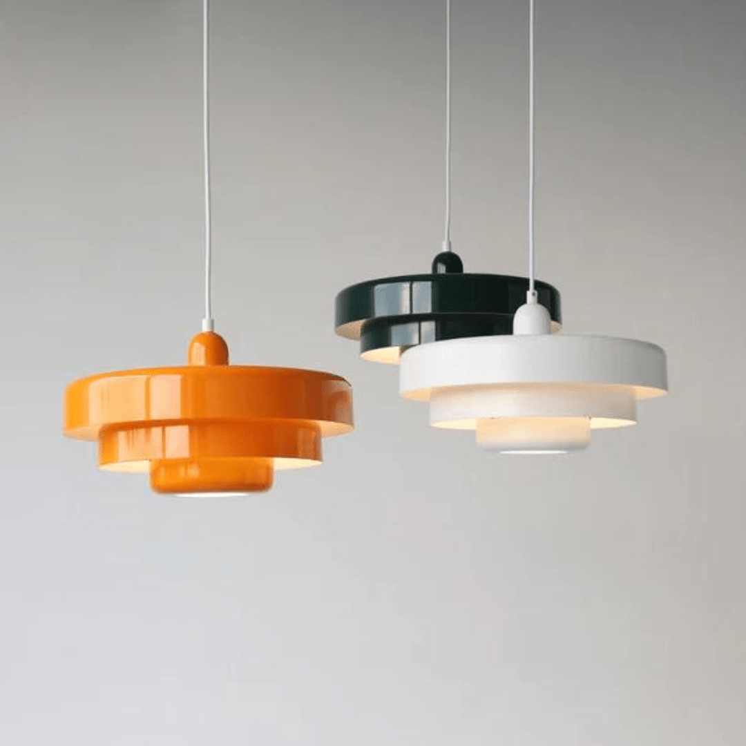 Minimalistische Pendelleuchte im nordischen Design mit Macaron-Farben