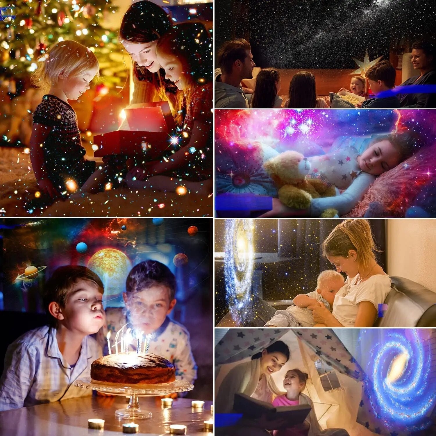 Sternenhimmel Projektor - Galaxie Planetarium LED Nachtlicht Zimmer