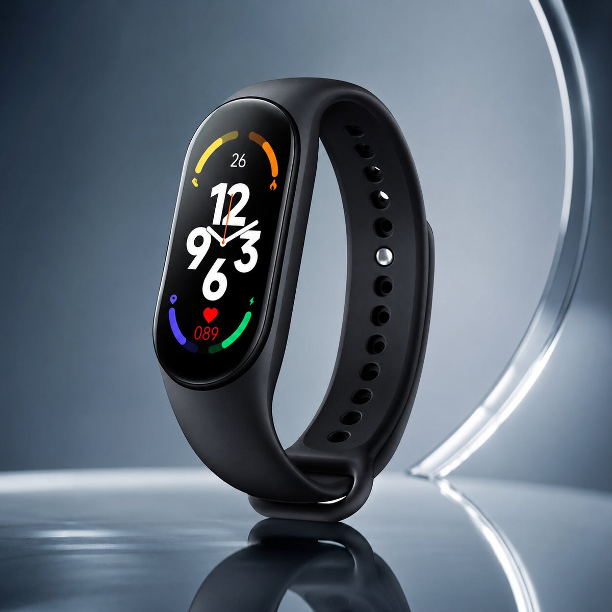 Fitness-Tracker mit Touchdisplay – Schritte und Herzfrequenz