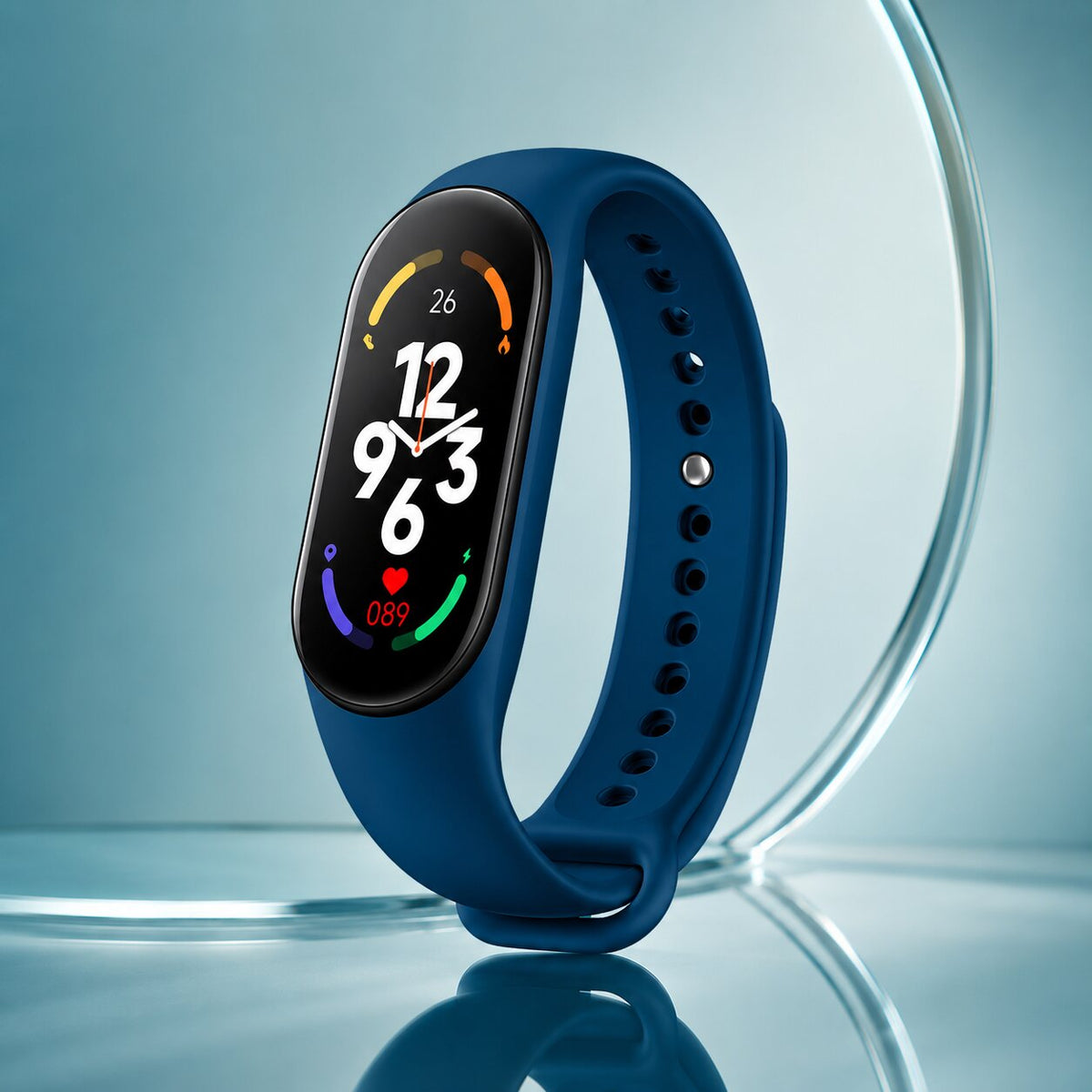 Fitness-Tracker mit Touchdisplay – Schritte und Herzfrequenz