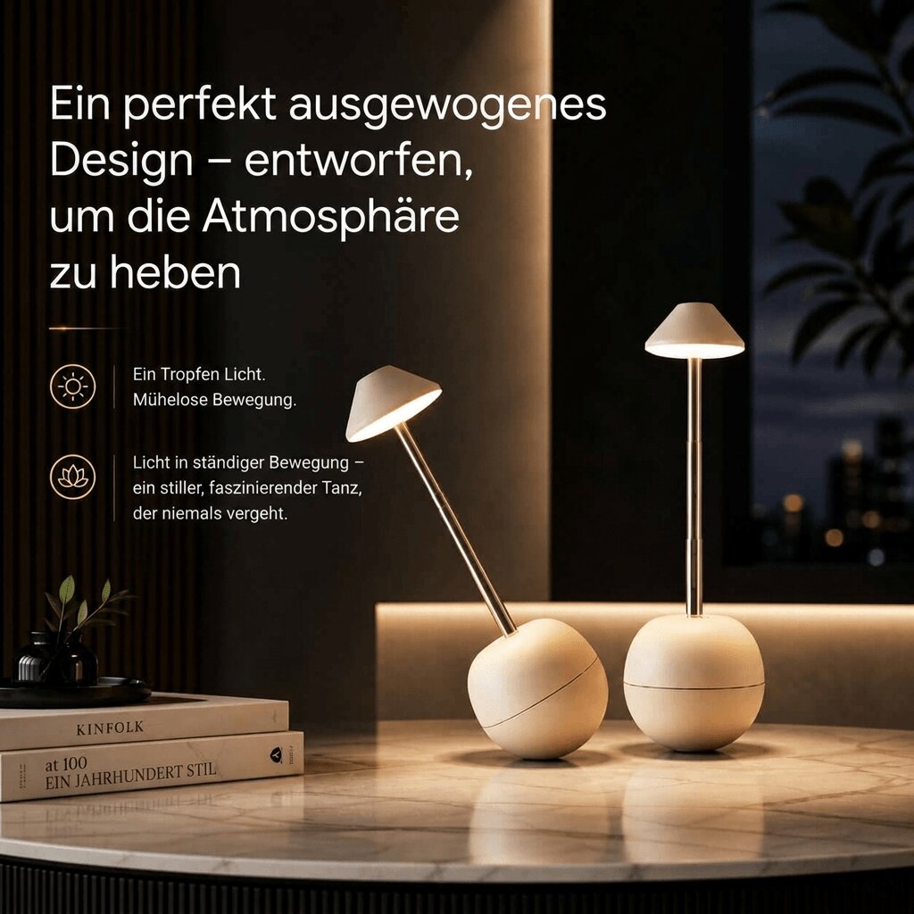 LED Nachttischlampe mit Fernbedienung und USB-Anschluss