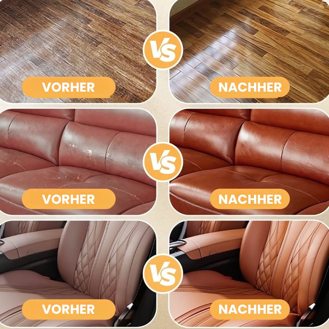 Lederpflege Balsam für Sofa, Autositze & Leder - Schutz & Glanz