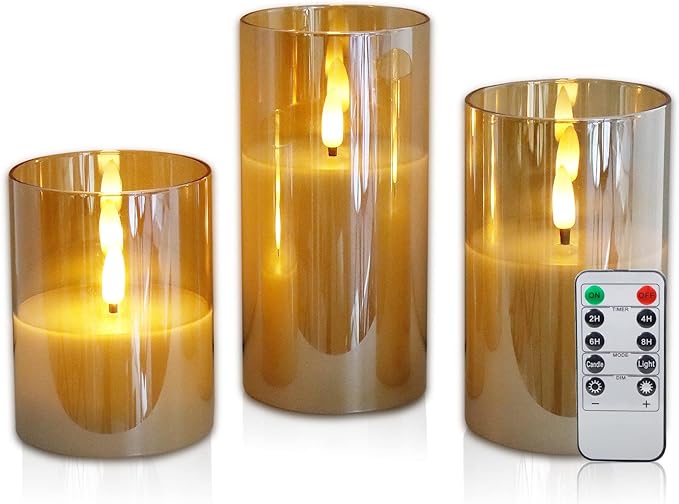 LED Kerzen mit Fernbedienung – Flackerlicht ohne offene Flamme