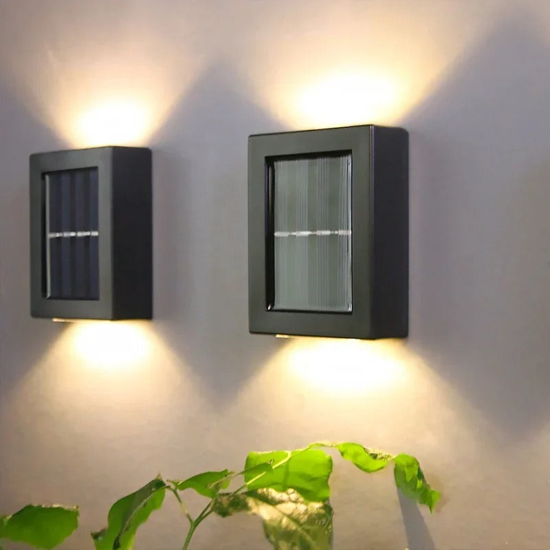 Wandlampe Außen mit warmweißem LED-Licht – 4er-Set