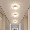 LED Deckenleuchte Kristall Acryl mit dekorativem Lichtmuster