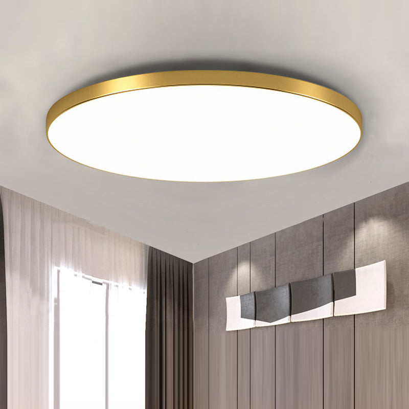Runde LED Deckenleuchte flach – modern für Wohn- und Schlafzimmer