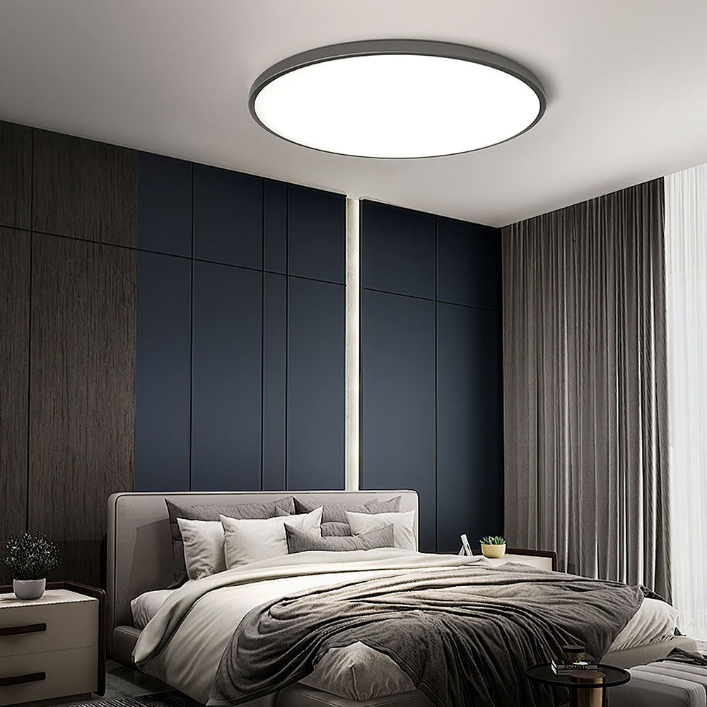 Runde LED Deckenleuchte flach – modern für Wohn- und Schlafzimmer