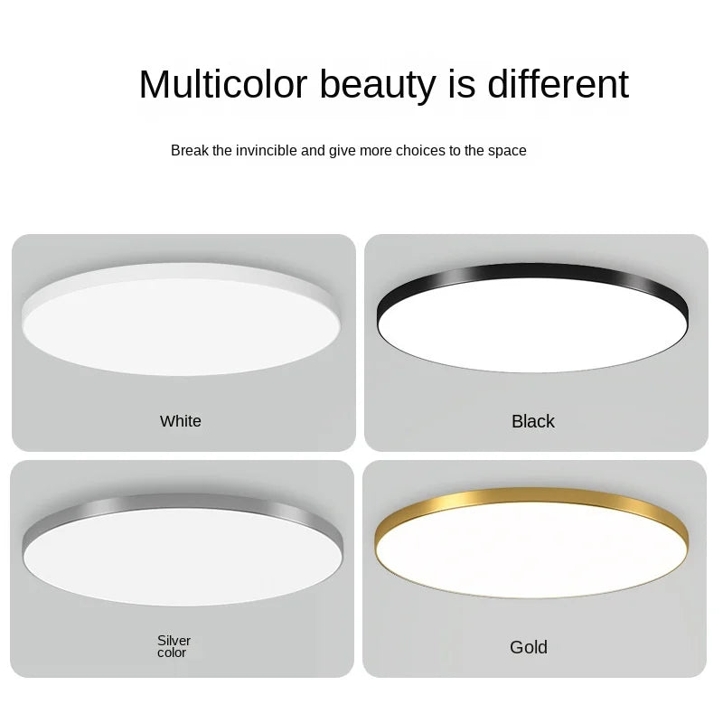 Runde LED Deckenleuchte flach – modern für Wohn- und Schlafzimmer