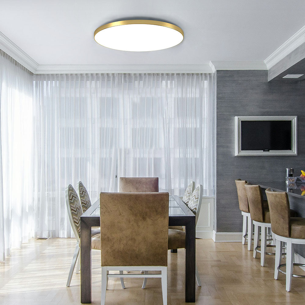 Runde LED Deckenleuchte flach – modern für Wohn- und Schlafzimmer