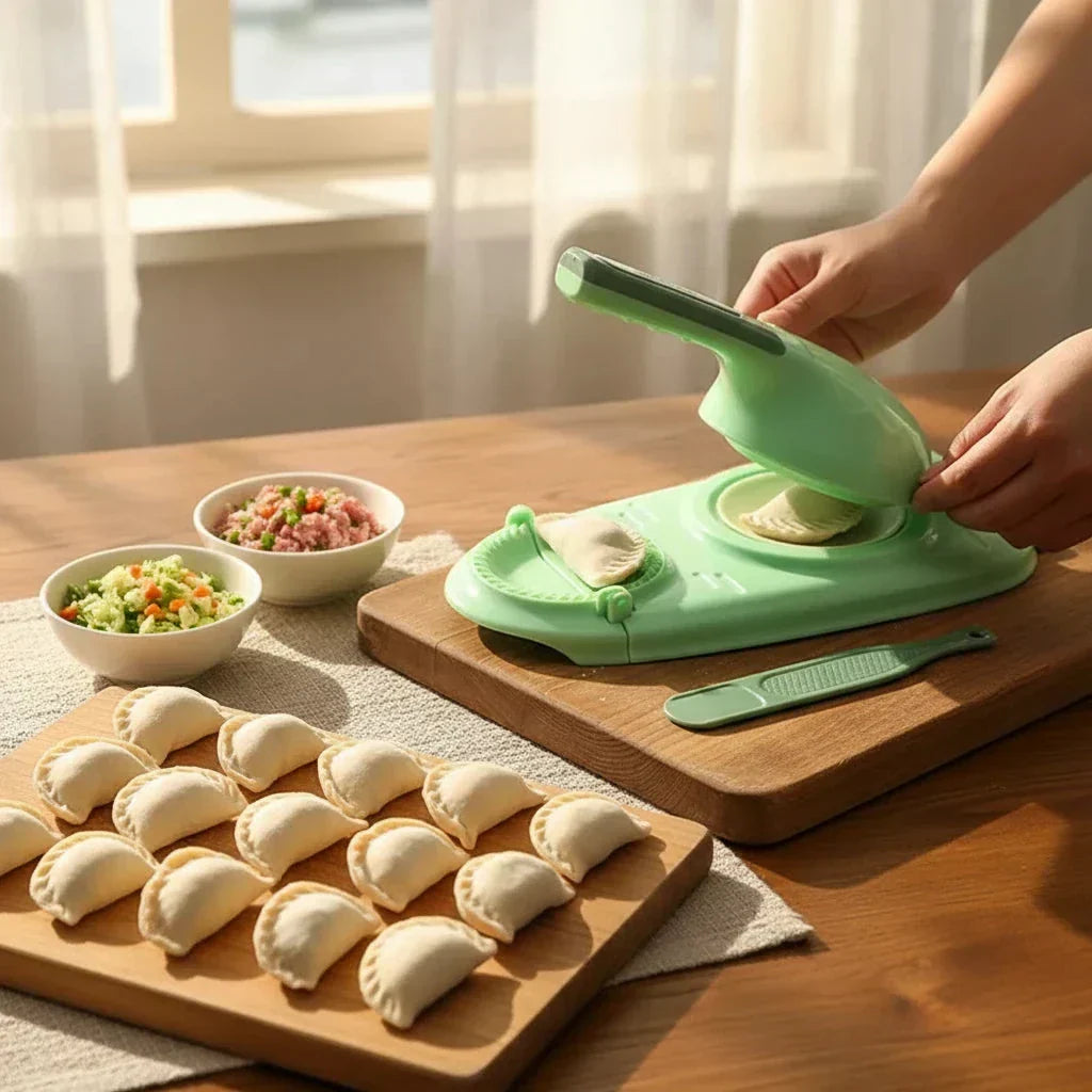 Teigtaschenmaker für hausgemachte Teigtaschen, Ravioli & Pierogi