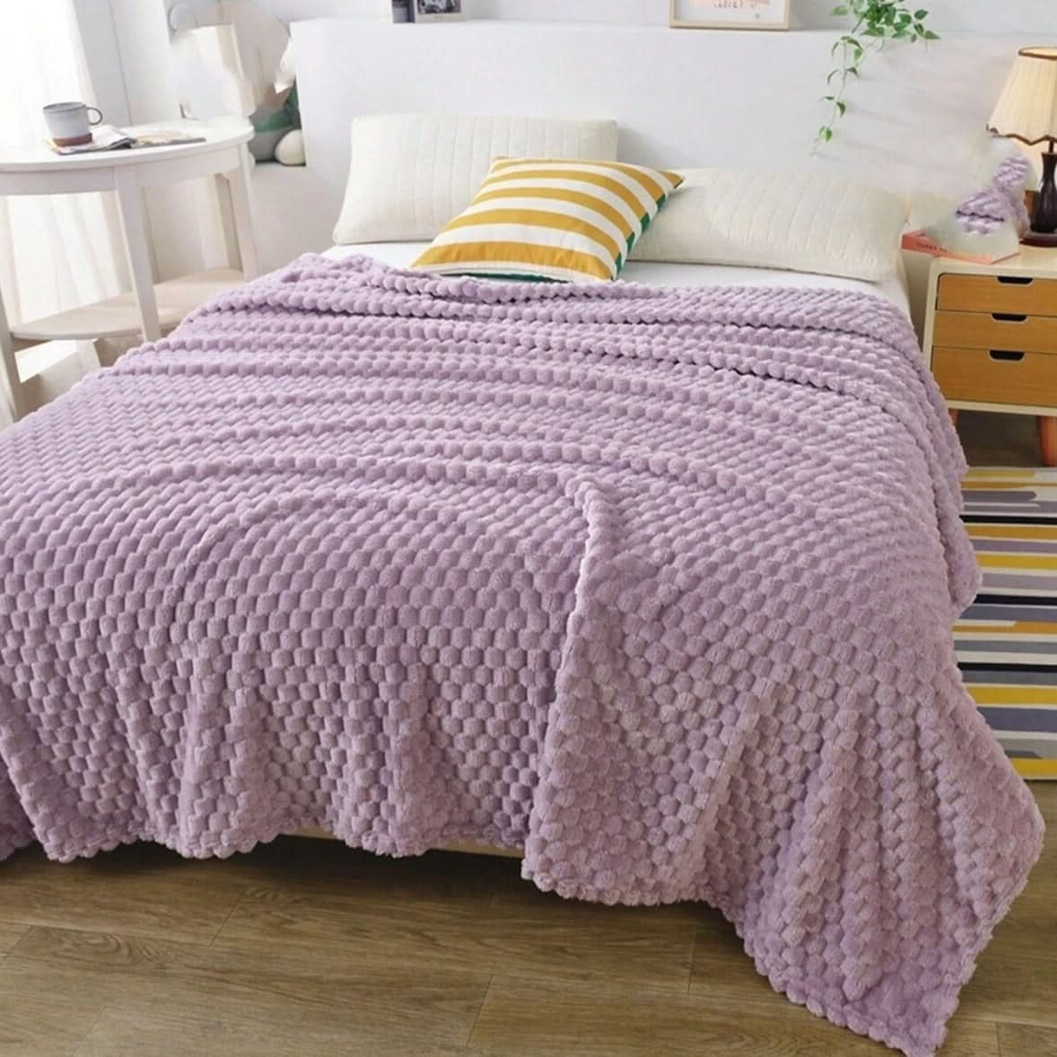 Kuscheldecke ultraweich – Ganzjahresdecke für Sofa und Bett