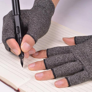 Kompressionshandschuhe mit offenen Fingern für Arthritis und Rheuma