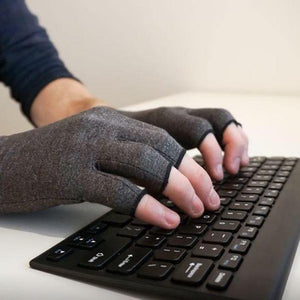 Kompressionshandschuhe mit offenen Fingern für Arthritis und Rheuma
