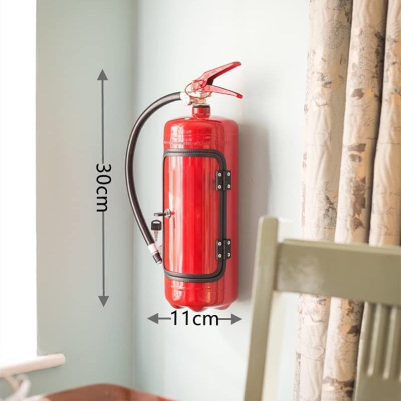 Minibar Feuerlöscher Design - Kompakte Bar für Zuhause