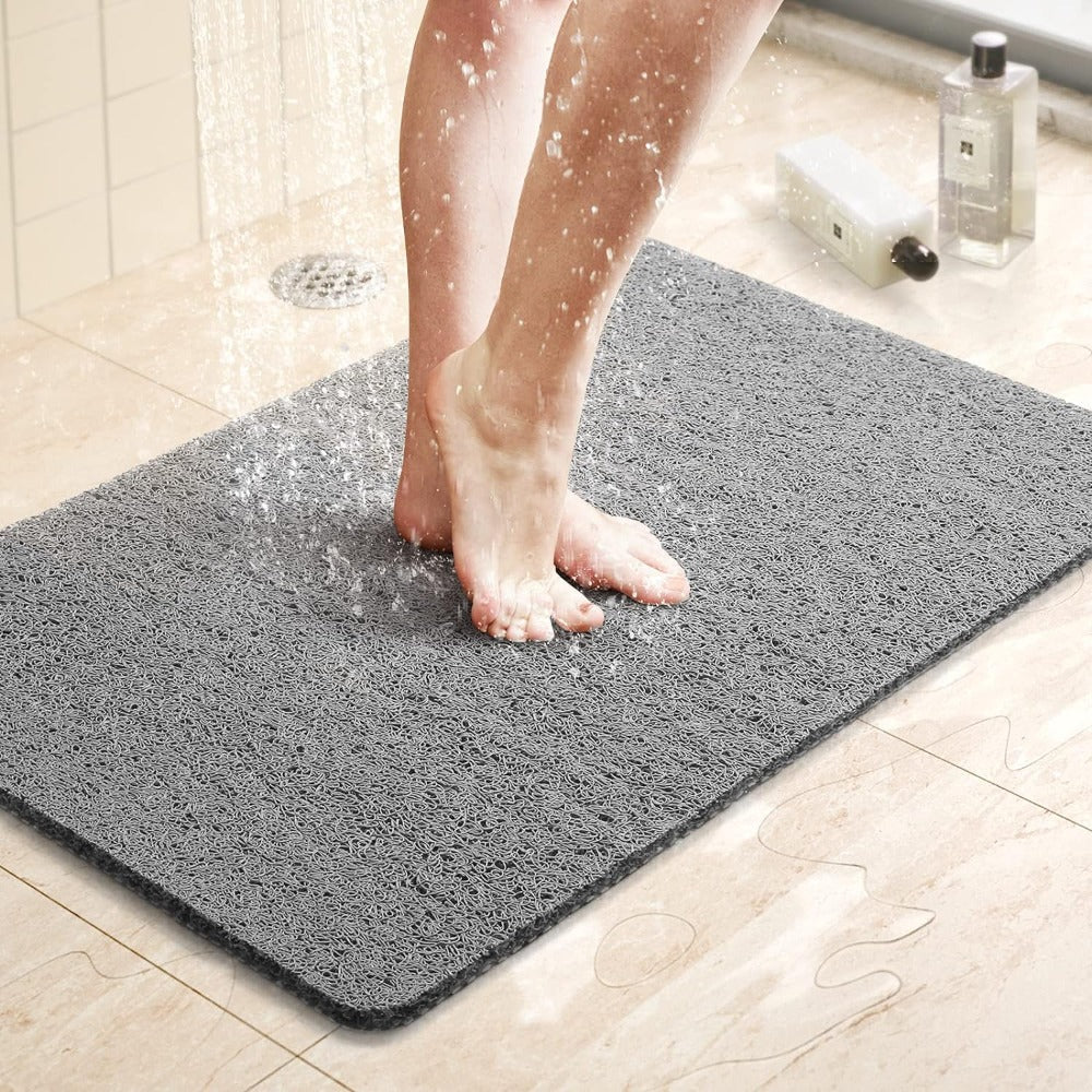 Rutschfeste Duschmatte mit Wasserdurchlauf für Dusche und Wanne
