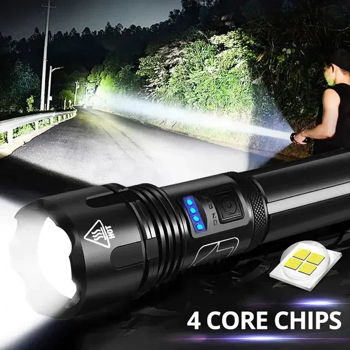 LED Taschenlampe 7000 Lumen - Wasserfest für Camping & Outdoor