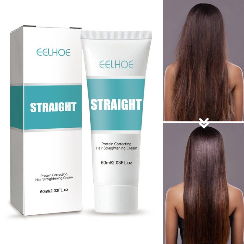 Keratin Haarglättungscreme - Anti-Frizz Haarpflege für glattes Haar