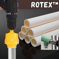 Rohrgewindeschneider-Set für PVC- und Kunststoffrohre – 3 Größen