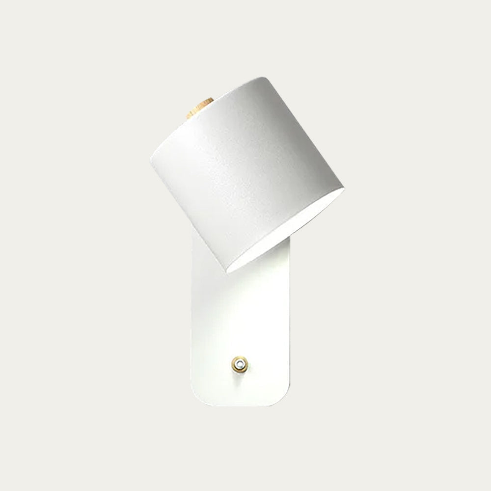 Schwenkbare Zylinder-Wandleuchte mit 180° Rotation für Lesenlicht