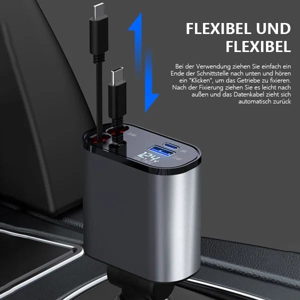 Auto Schnellladegerät USB für iPhone Samsung Huawei - Universal KFZ