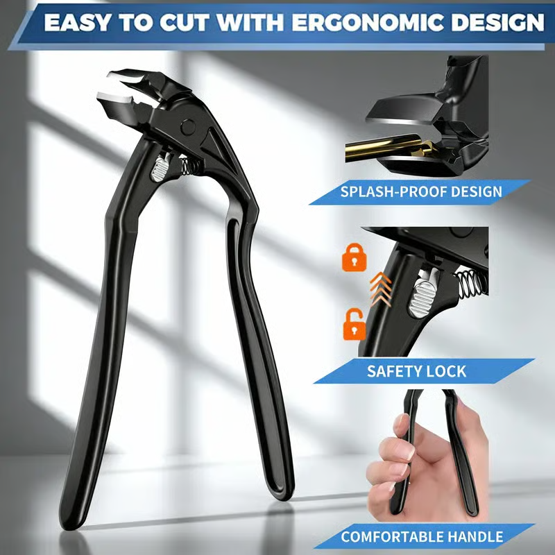 Nagelknipser Edelstahl Profi - Ergonomisch mit Nagelfeile Set