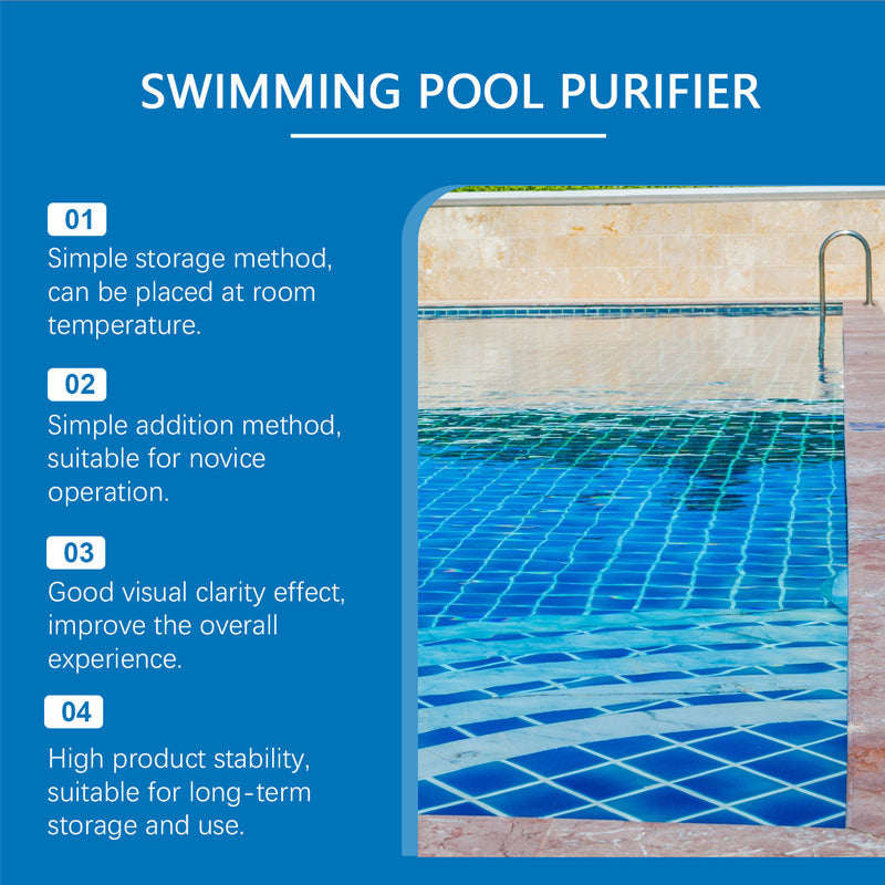 Pool Wasserklärer gegen Algen - Schonende Poolpflege ohne Chemie