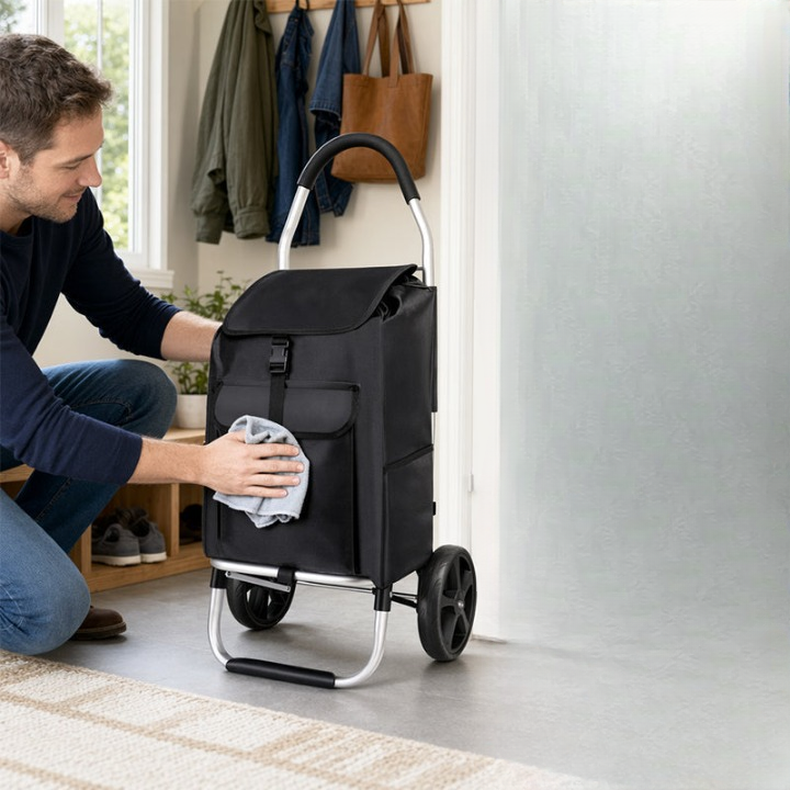 Faltbarer Einkaufstrolley mit Aluminiumrahmen – leicht & kompakt