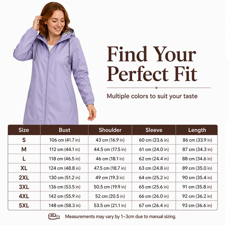 Damen Outdoor Jacke mit Kapuze – wasserdicht und winddicht