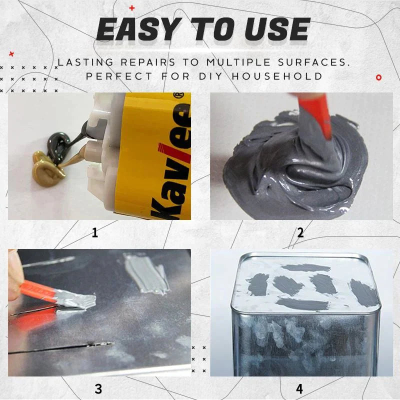 2K Epoxidharz Kleber - Hochfester Klebstoff für Metall, Holz & Kunststoff