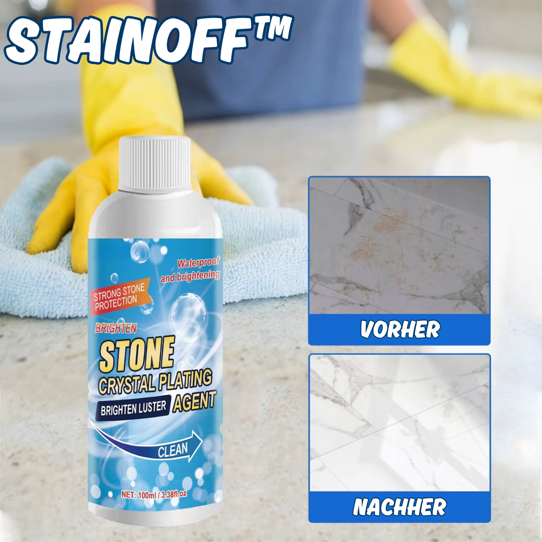 Naturstein Fleckenentferner - Natürlicher Reiniger für Granit & Marmor