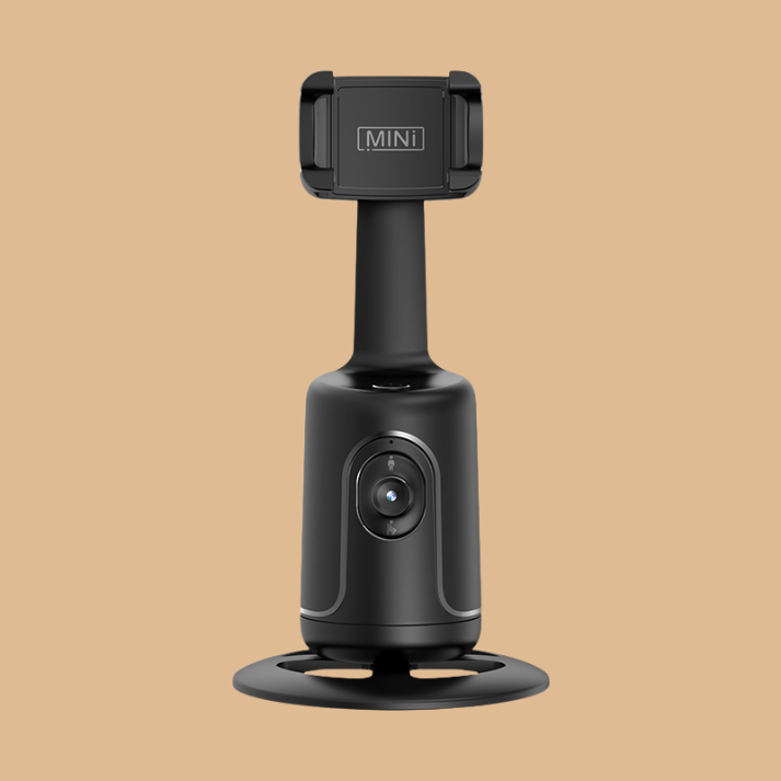 Auto-Tracking Handyhalter 360° Gesichtserkennung mit Selfie-Licht