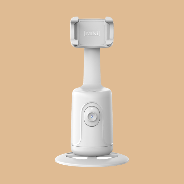 Auto-Tracking Handyhalter 360° Gesichtserkennung mit Selfie-Licht