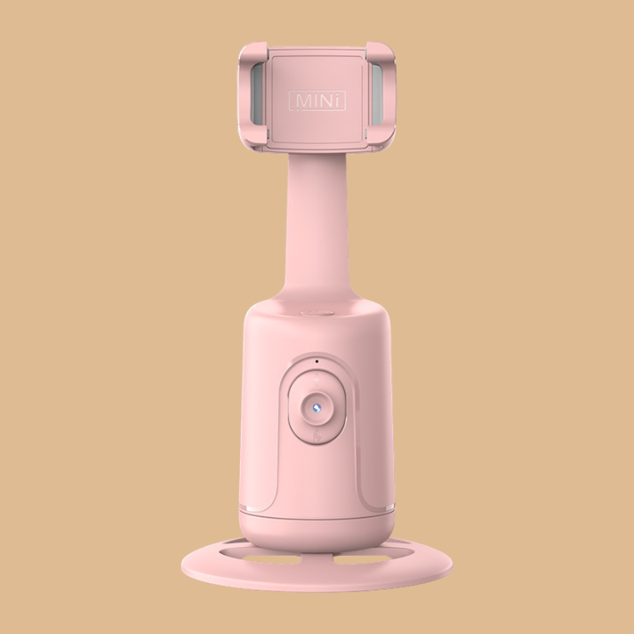 Auto-Tracking Handyhalter 360° Gesichtserkennung mit Selfie-Licht