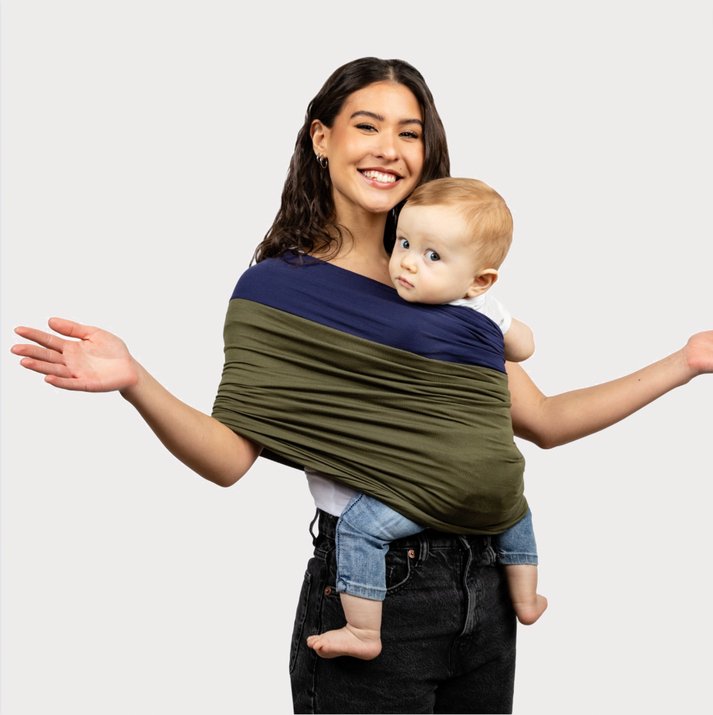 Babytrage Ergonomisch - Weiche Tragehilfe für Neugeborene und Kleinkinder