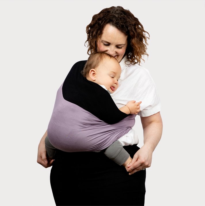 Babytrage Ergonomisch - Weiche Tragehilfe für Neugeborene und Kleinkinder