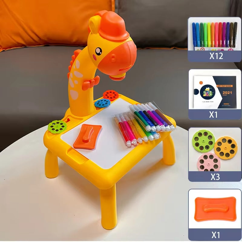 Kinder Maltafel Dinosaurier Design - Magnetische Zeichentafel