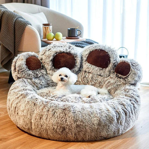 Beruhigendes Hundebett Orthopädisch - Flauschig & Waschbar