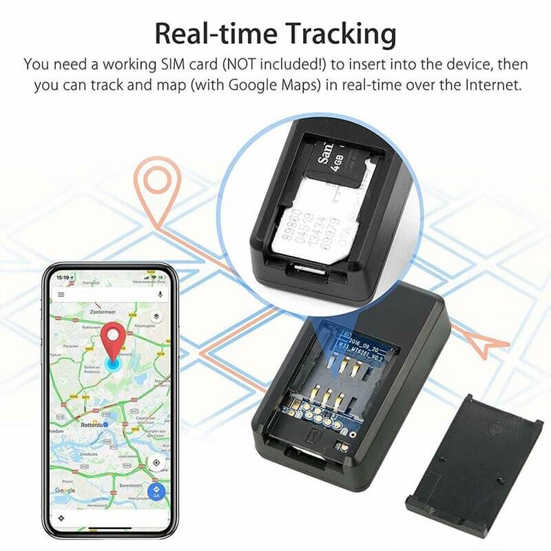 Mini GPS Tracker mit Magnet - Ortungsgerät für Auto und Gegenstände