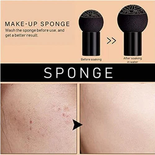 Foundation Stick mit Schwamm - wasserdichte Grundierung alle Hauttypen