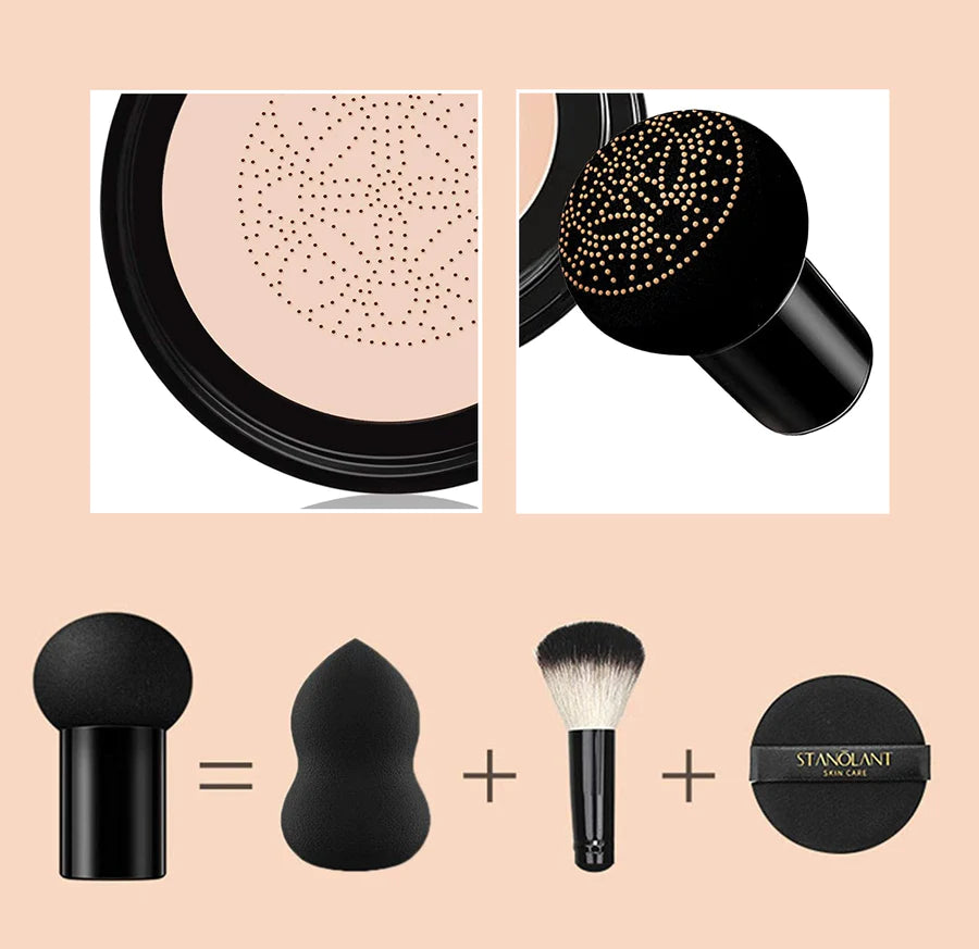 Foundation Stick mit Schwamm - wasserdichte Grundierung alle Hauttypen